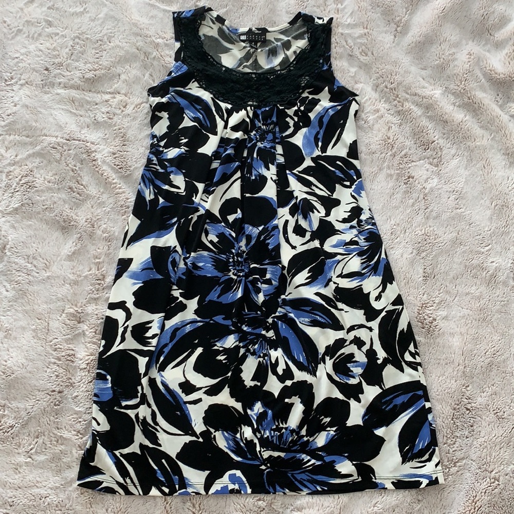 Carole Little sleeveless floral dress